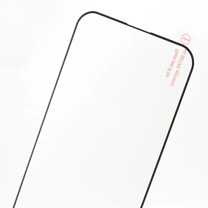 Silk Printing Full Screen Protector för iPhone 15, Anti-statisk Full Glue Hög Aluminium-silicon Glasfilm