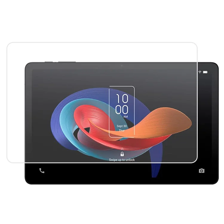 Protector de pantalla para tableta TCL TAB 10 Gen 2, película de vidrio templado de borde recto que cubre toda la superficie