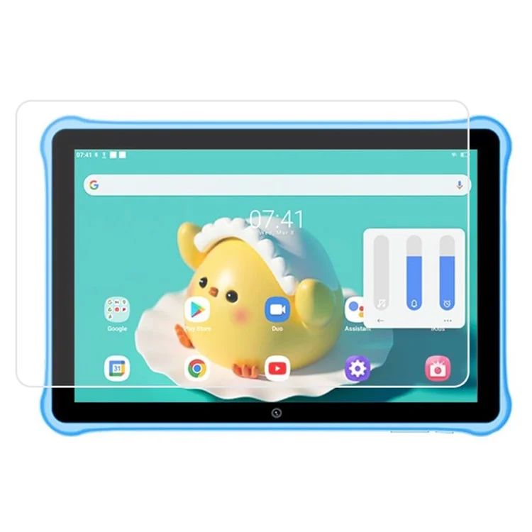Screen Protector for Blackview Tab A7 Kids , Tempered Glass 0.3mm Arc Edge Tablet Full Screen Film