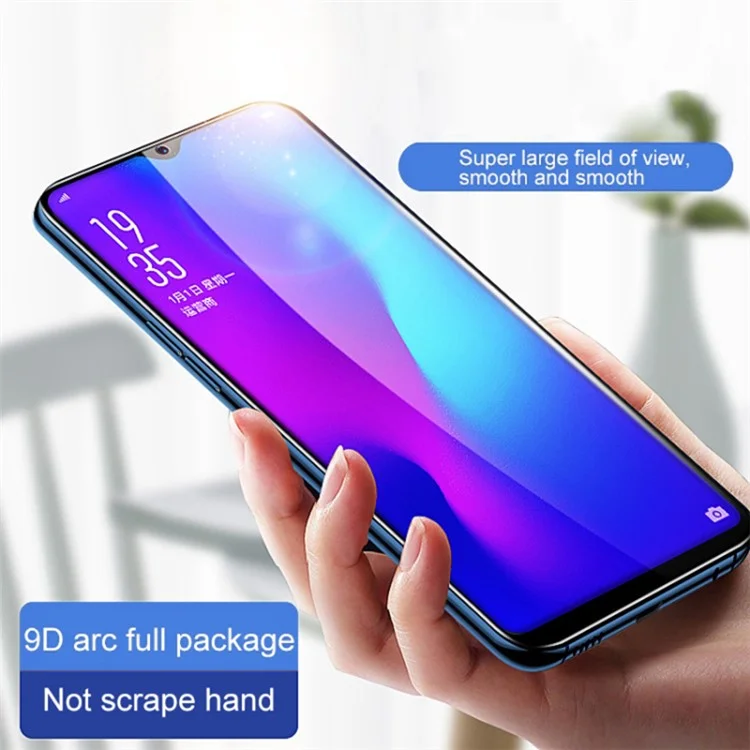 Protecteur d'écran plein écran pour Honor 90 Lite 5G / X50i 5G, film d'écran pour téléphone en verre trempé 9D à colle latérale avec sérigraphie
