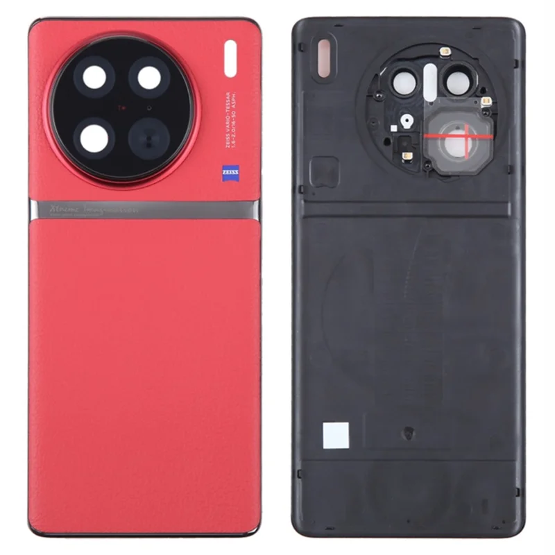 For vivo X90 Pro 5G Back Battery Housing Cover Replacement Part - Red