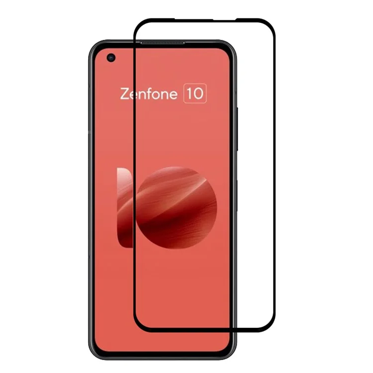 RURIHAI 10Pcs For Asus Zenfone 10 5G Вторичная закалка Высокая алюминий-кремниевая стеклянная пленка 2.5D 0.26мм Защитная пленка для экрана
