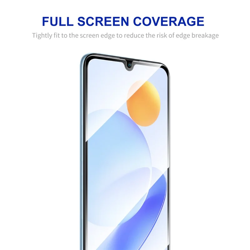 ENKAY HAT PRINCE 2Pcs Clear Screen Protector for Huawei nova Y71 4G / Enjoy 60 , Silk Printing 9H High Aluminium-silicon Glass 0.26mm 2.5D Film