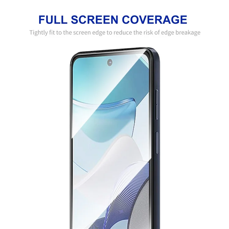 Защитная плёнка для экрана ENKAY HAT PRINCE, 10 шт. для Motorola Moto G13 4G / G23 4G / G53 5G / G73 5G / G Power 5G, 9H, 2.5D, из высококачественного алюминиево-кремниевого стекла