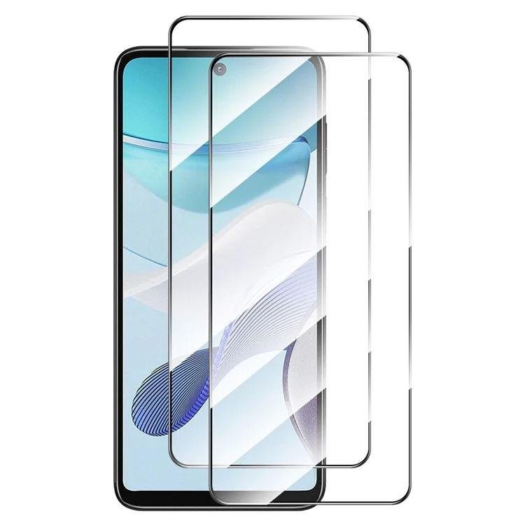 ENKAY HAT PRINCE 2Pcs para Motorola Moto G13 4G / G23 4G / G53 5G / G73 5G / G Power 5G Película Anti-explosão 2.5D High Aluminium-silicon Glass Screen Protector
