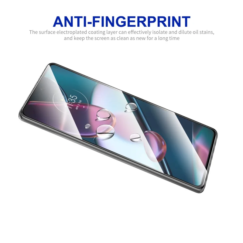 ENKAY HAT PRINCE 5Pcs Screen Film for Motorola Moto G 5G (2023) / Edge 30 Pro (Motorola Edge+ (2022)) High Aluminium-silicon Glass 2.5D Screen Protector