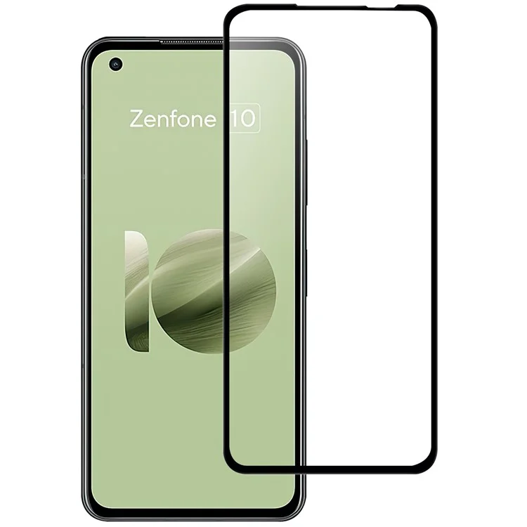 Für Asus Zenfone 10 5G Vollklebender HD-Klar-Displayschutz Schwarzer Rand AGC-Glas-Displayschutzfolie
