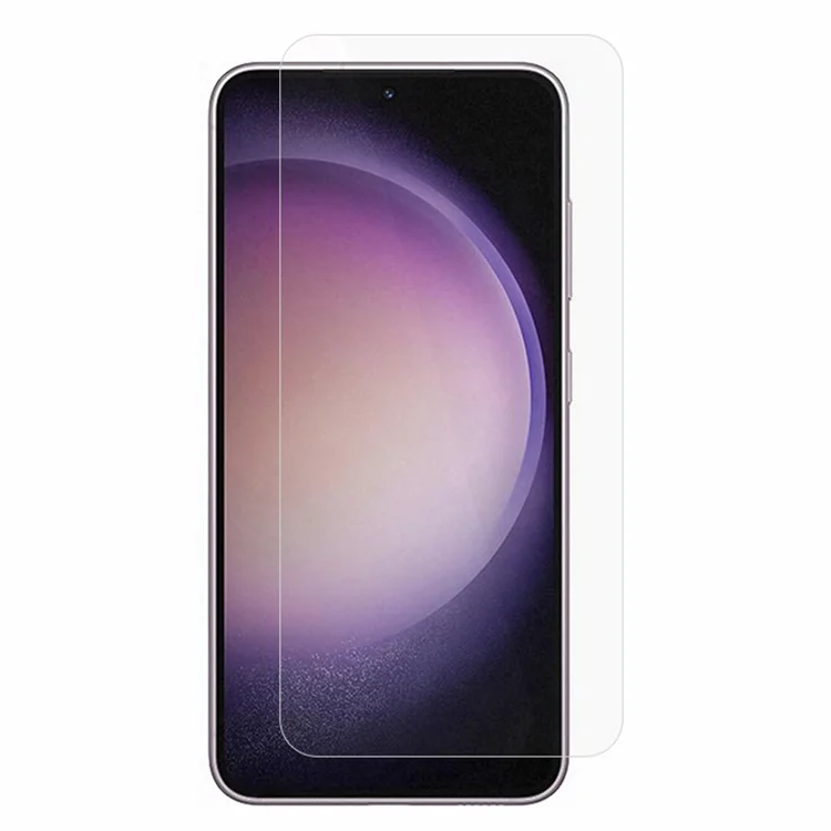 Защитная пленка для экрана AMORUS для Samsung Galaxy S23 FE, стекло с алюминиево-кремниевым покрытием, с 2,5D изогнутыми краями, противовзрывной