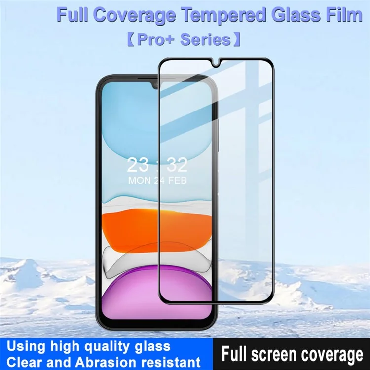 IMAK Pro+ Series for Samsung Galaxy A25 5G (Global) (161.0 x 76.5 x 8.3mm) Tempered Glass Full Screen Protector Anti-explosion HD Clear Film