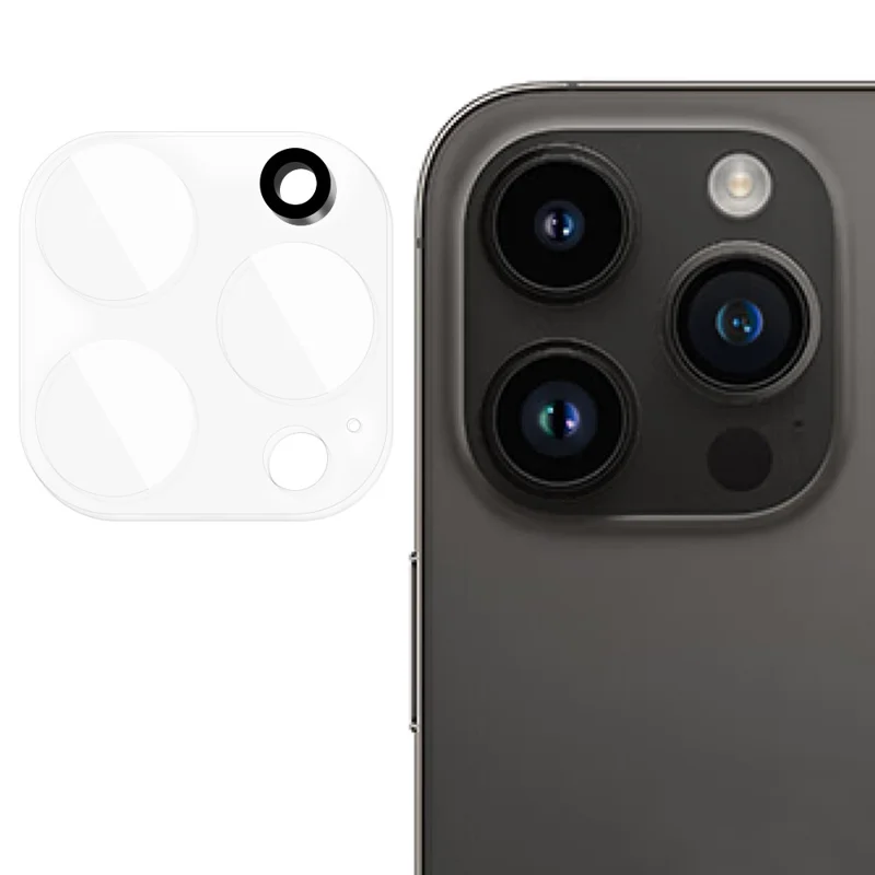 Camera Lens Film for iPhone 15 Pro / 15 Pro Max, 9H Tempered Glass HD Clear Rear Back Camera Protector