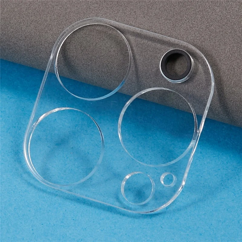 Camera Lens Film for iPhone 15 Pro / 15 Pro Max, 9H Tempered Glass HD Clear Rear Back Camera Protector