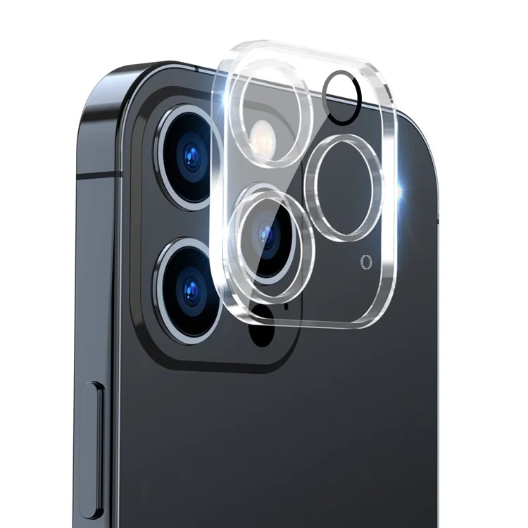 ENKAY HAT PRINCE Pour iPhone 15 Pro / 15 Pro Max Protecteur d'objectif de caméra en verre trempé HD Couverture complète