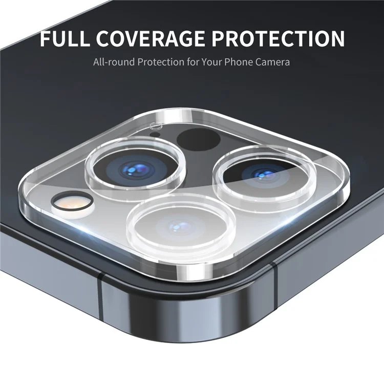 ENKAY HAT PRINCE Pour iPhone 15 Pro / 15 Pro Max Protecteur d'objectif de caméra en verre trempé HD Couverture complète