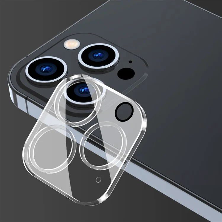 ENKAY HAT PRINCE Pour iPhone 15 Pro / 15 Pro Max Protecteur d'objectif de caméra en verre trempé HD Couverture complète