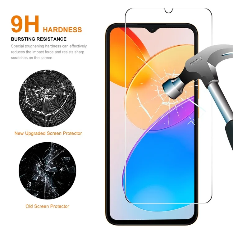 Защитная плёнка ENKAY HAT PRINCE для Honor 70 Lite 5G / X5 4G / X6 4G, 5 шт., 9H, 2.5D, 0,26 мм, высококачественное алюминиево-кремниевое стекло