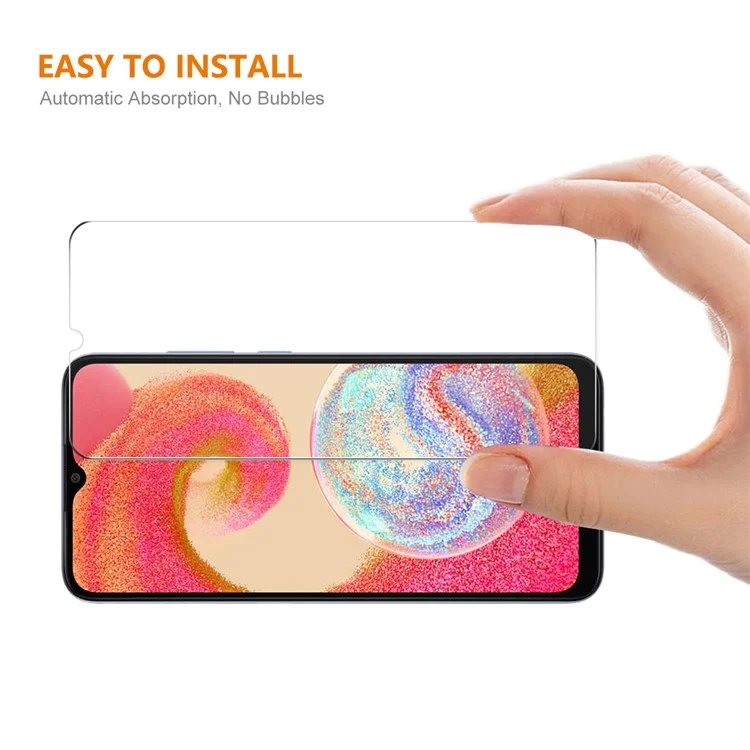 ENKAY HAT PRINCE 2Pcs Screen Protector for Samsung Galaxy A04e 4G / F04 4G / M04 4G , 0.26mm High Aluminium-silicon Glass 9H 2.5D Film