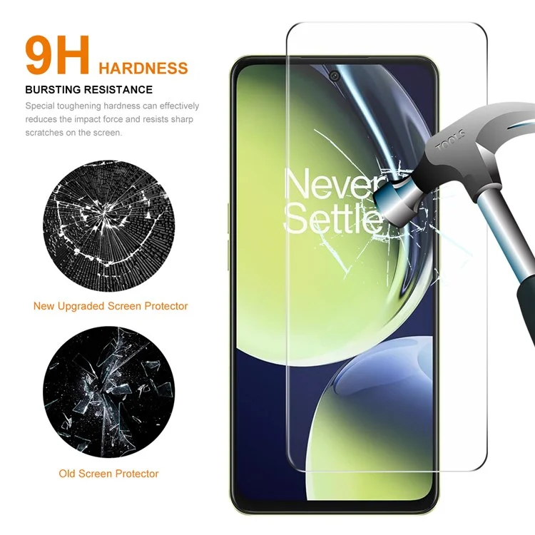 ENKAY HAT PRINCE 5Pcs for OnePlus Nord CE 3 Lite 5G / Nord N30 5G 0.26mm High Aluminium-silicon Glass Film 9H 2.5D Screen Protector