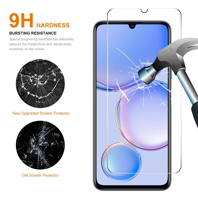 ENKAY HAT PRINCE 5Pcs 2.5D Protecteur d'écran pour Huawei nova Y71 4G / Enjoy 60, 0,26 mm 9H Verre haute aluminium-silicium HD Film