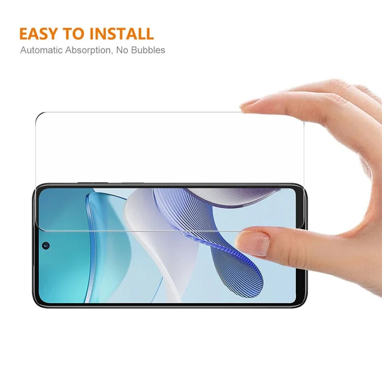 ENKAY HAT PRINCE Защитная пленка для экрана 0.26 мм для Motorola Moto G13 4G / G23 4G / G53 5G / G73 5G / G Power 5G, алюминиево-кремниевое стекло 2,5D 9H прозрачная пленка