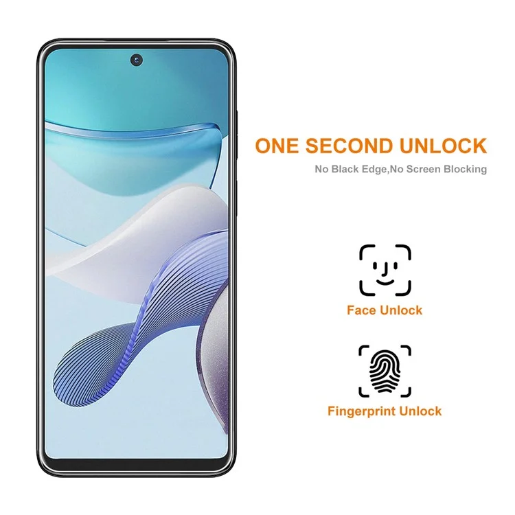 ENKAY HAT PRINCE 2 шт. Защитная пленка для экрана Motorola Moto G13 4G / G23 4G / G53 5G / G73 5G / G Power 5G, Алюминий-кремниевое стекло 9H толщиной 0,26 мм и с 2,5D-кромкой