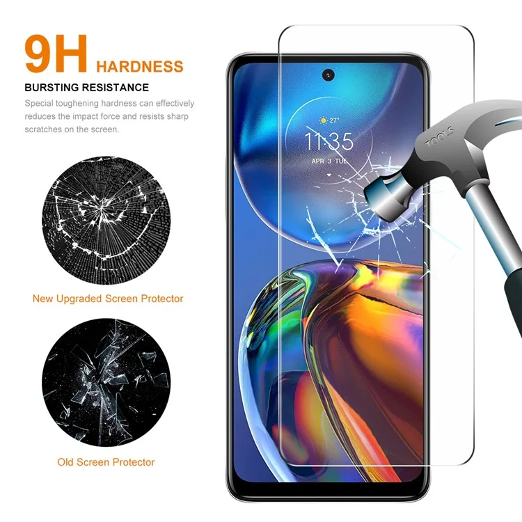 ENKAY HAT PRINCE 5Pcs Screen Protector for Motorola Moto E32 4G , 2.5D 9H High Aluminium-silicon Glass 0.26mm HD Film