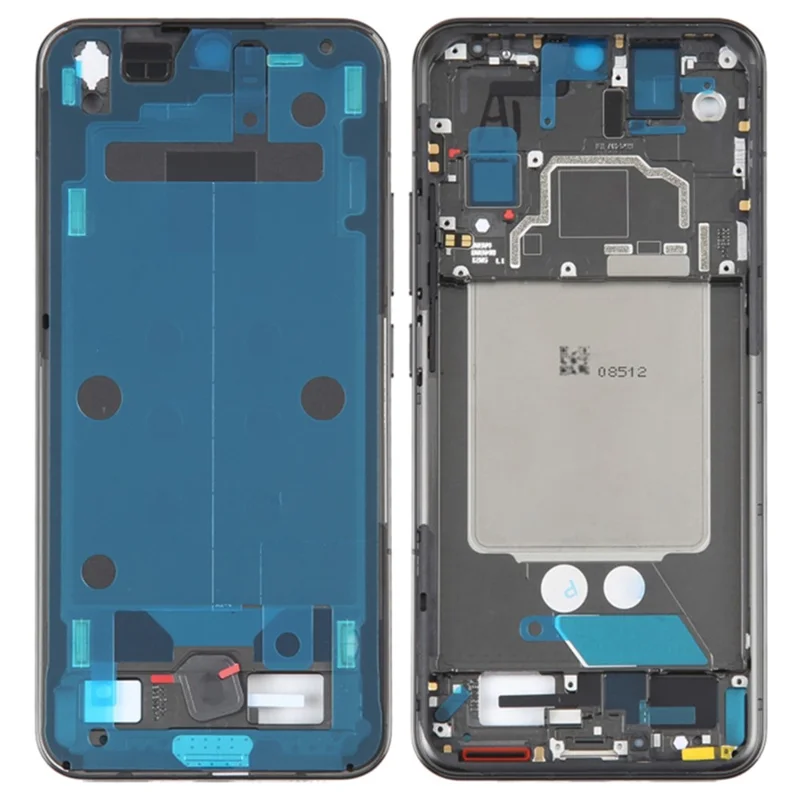 Część naprawcza środkowej płyty (strona A) do Xiaomi 13 (bez logotypu) - Czarny