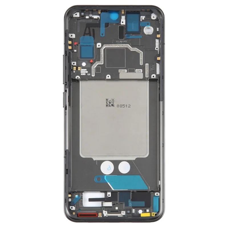 Część naprawcza środkowej płyty (strona A) do Xiaomi 13 (bez logotypu) - Czarny