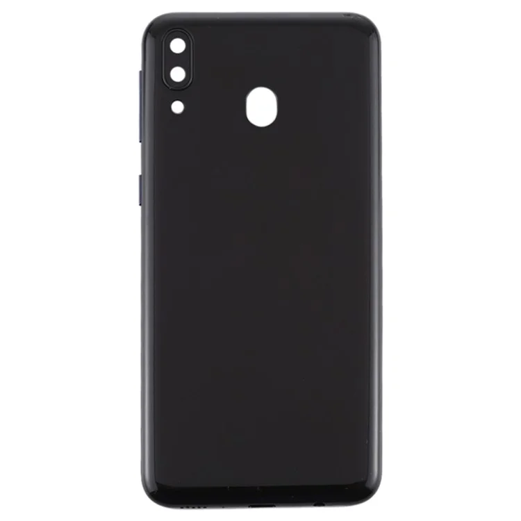 For Samsung Galaxy M20 M205 Battery Housing with Camera Lens Cover - Black