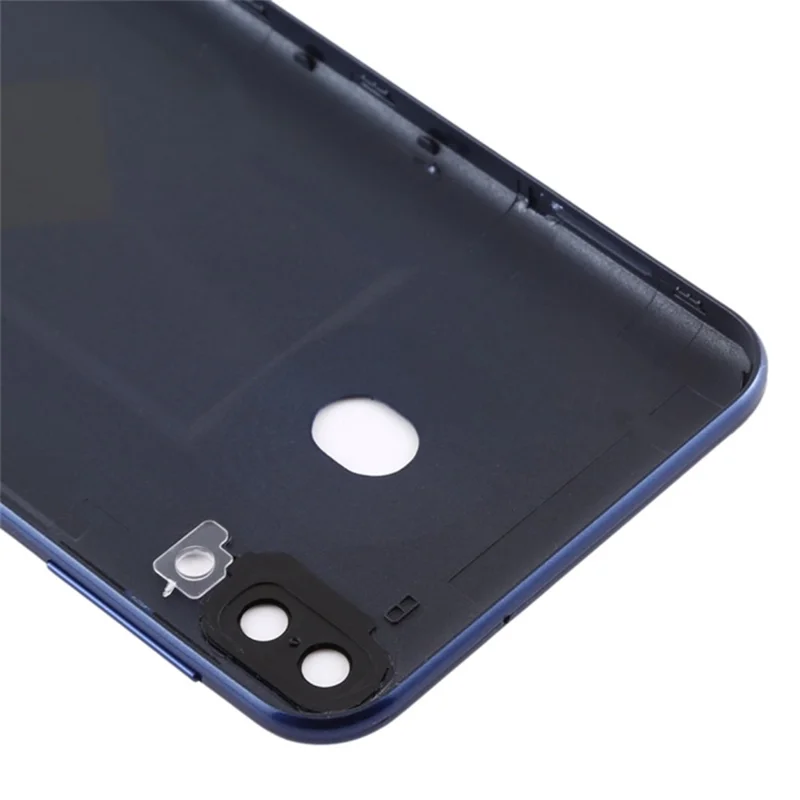 For Samsung Galaxy M20 M205 Battery Housing with Camera Lens Cover - Blue