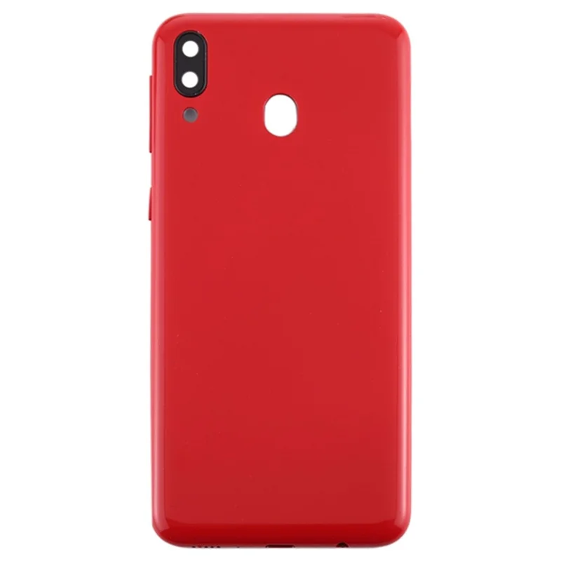 For Samsung Galaxy M20 M205 Battery Housing with Camera Lens Cover - Red