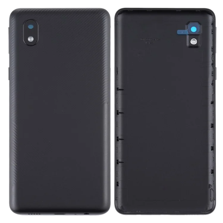 For Samsung Galaxy A01 Core A013 Battery Housing with Camera Lens Cover - Black