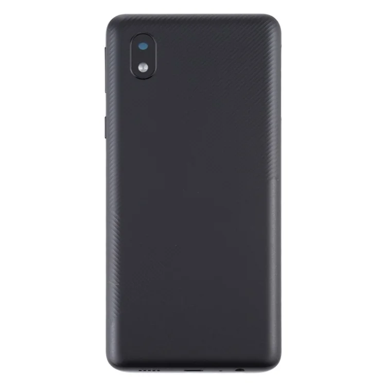 For Samsung Galaxy A01 Core A013 Battery Housing with Camera Lens Cover - Black