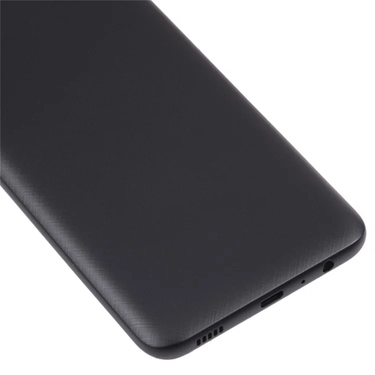 Para Samsung Galaxy A03 (164.2 x 75.9 x 9.1mm) A035 Carcasa de la batería con tapa del objetivo de la cámara - Negro