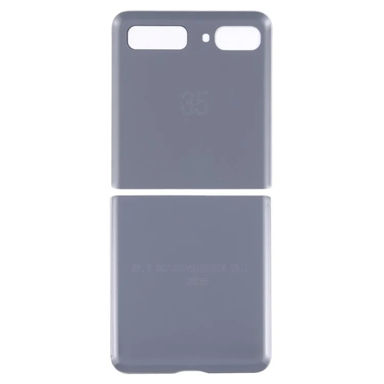 For Samsung Galaxy Z Flip F700 Back Battery Housing Cover Replacement Part (without Logo) - Black