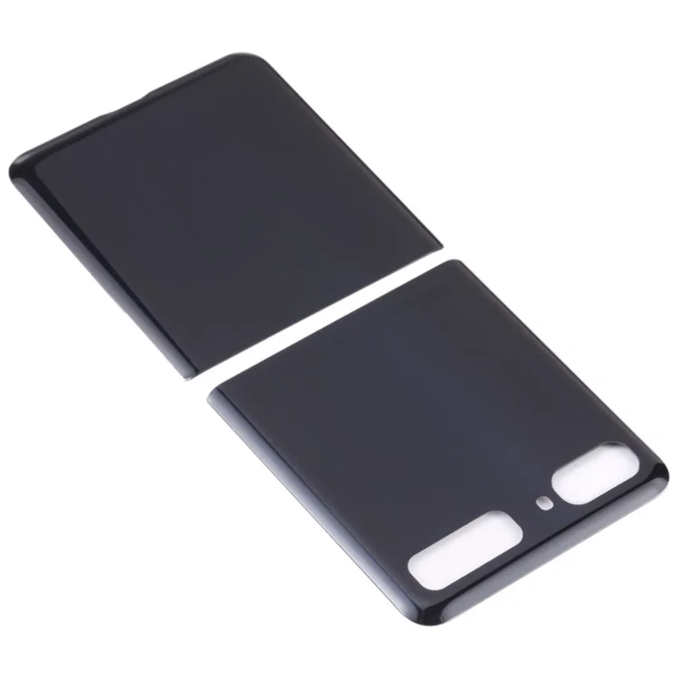 Para o Samsung Galaxy Z Flip F700 Back Battery Housing Tampa de Substituição da Tampa (sem Logotipo) - Preto