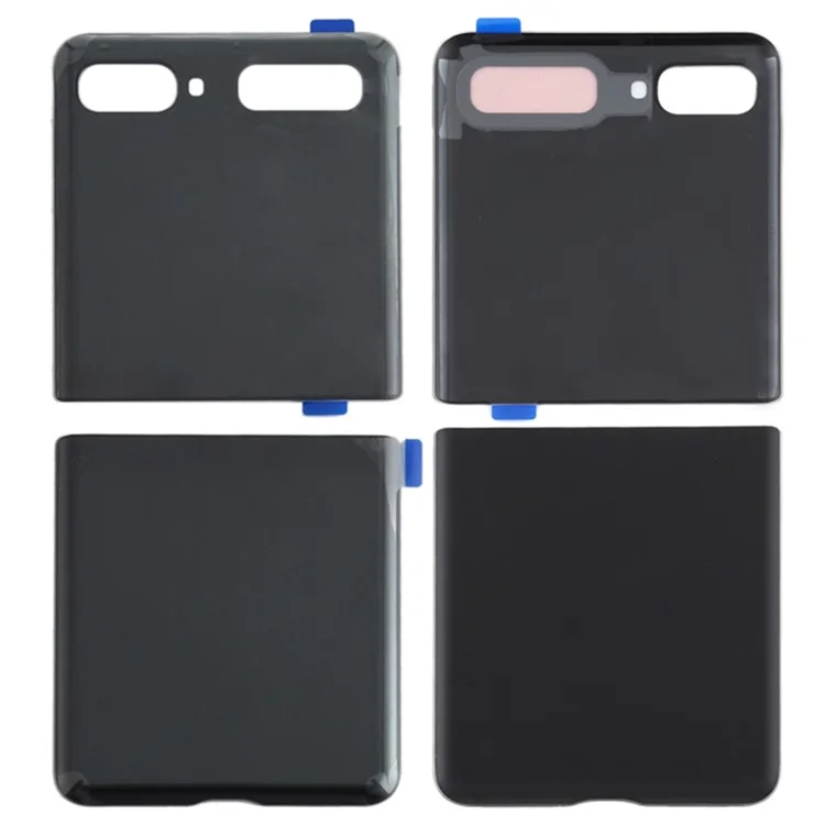 For Samsung Galaxy Z Flip 5G F707 Back Battery Housing Cover Replacement Part (without Logo) - Black