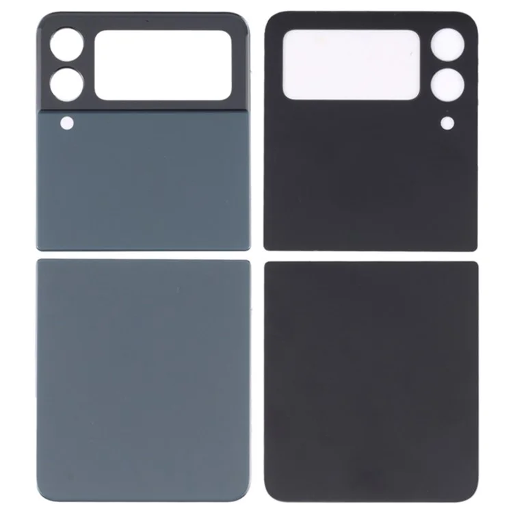 Pour Samsung Galaxy Z Flip3 5G F711 Couvercle arrière du boîtier de la batterie Pièce de rechange (sans logo) - Vert
