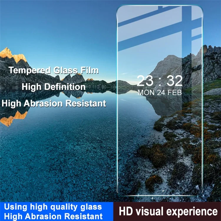 IMAK H Series For Xiaomi Redmi 12 4G Tempered Glass Anti-scratch Film Explosion-proof Phone Screen Protector