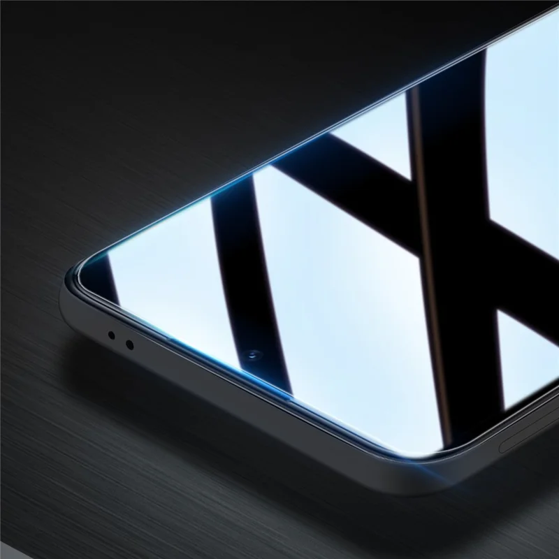 DUX DUCIS Für Honor 90 Lite 5G / X50i 5G Vollbildschutz 2.5D Flacher Bildschirm Mittleres Aluminiumglas HD Klarfolie