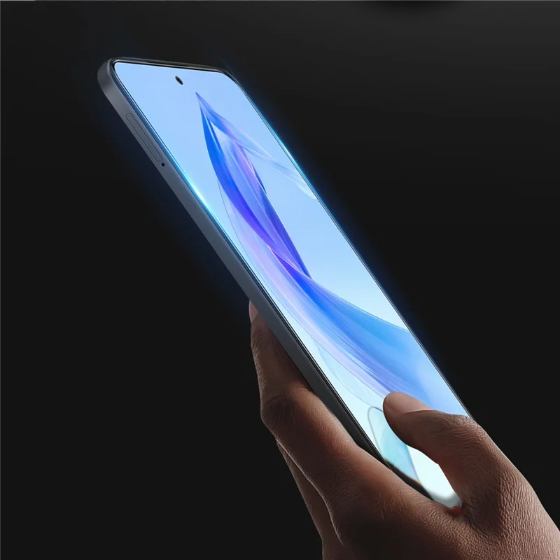 DUX DUCIS Für Honor 90 Lite 5G / X50i 5G Vollbildschutz 2.5D Flacher Bildschirm Mittleres Aluminiumglas HD Klarfolie