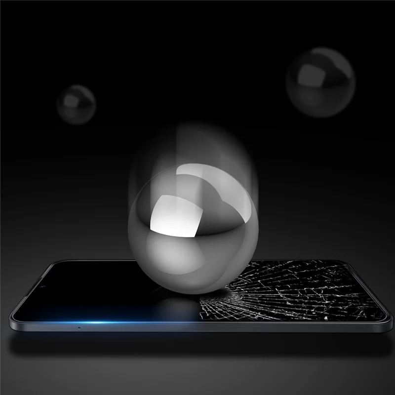 DUX DUCIS Für Honor 90 Lite 5G / X50i 5G Vollbildschutz 2.5D Flacher Bildschirm Mittleres Aluminiumglas HD Klarfolie