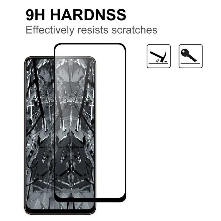 For Xiaomi Redmi Note 12R Pro 5G Black Edge Full Glue Phone Screen Film AGC Glass Screen Covering Protector