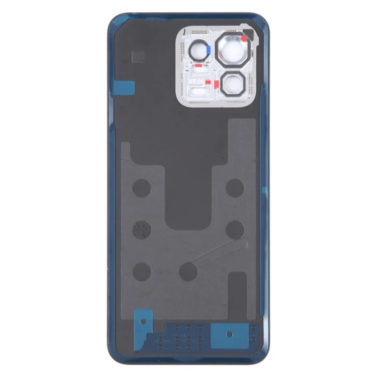 Для Xiaomi 13 OEM Аккумуляторный отсек Задняя крышка с кольцом камеры Крышка объектива Замена - Черный