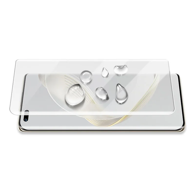 AMORUS Protector de Pantalla para Huawei nova 11 Pro / nova 11 Ultra, Película de Vidrio Templado 3D Curvada de Cobertura Completa con Pegamento UV