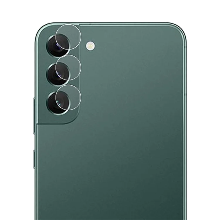 AMORUS For Samsung Galaxy S23 Tempered Glass Rear Lens Film Camera Lens Protector Set - Transparent