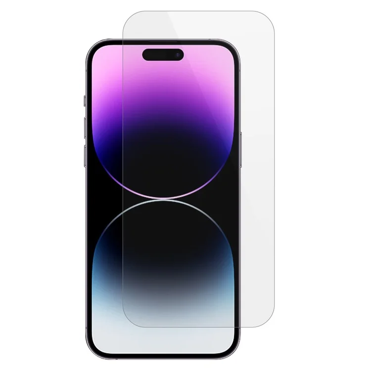 Para iPhone 15 Pro Max 0.25 Arc Edge Film Tempered Glass Clear Thick Glue Screen Protector