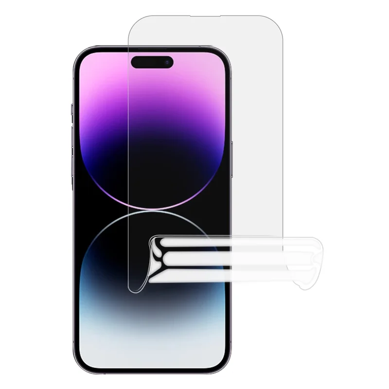 For iPhone 15 Pro Soft PET Phone Screen Protector Ultra Clear Anti-Scratch Hydrogel Film