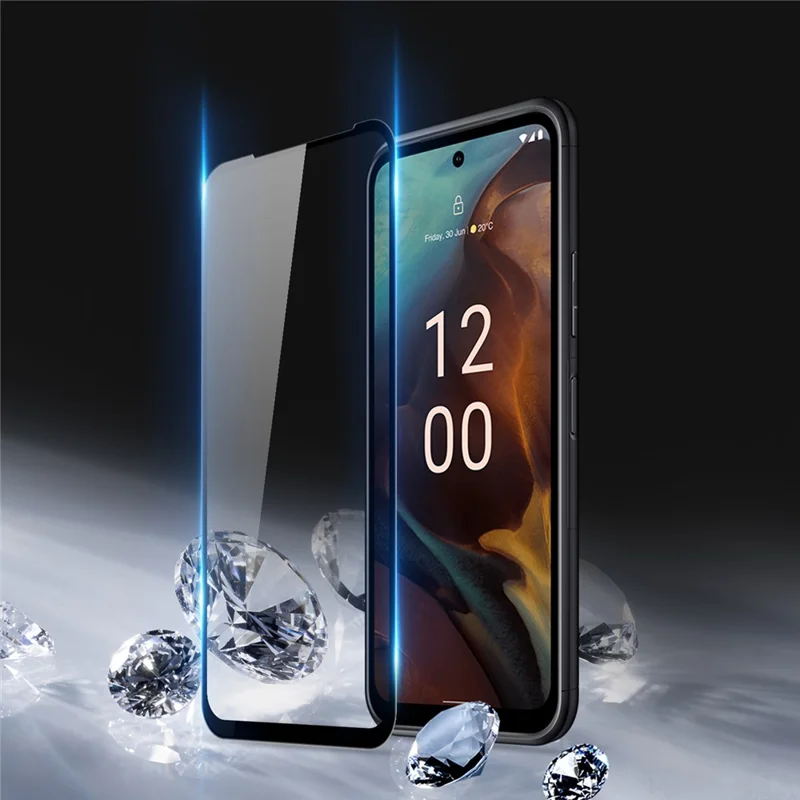 DUX DUCIS For Nokia XR21 Medium Alumina Glass Screen Protector Full Glue Phone Screen Film (10D)