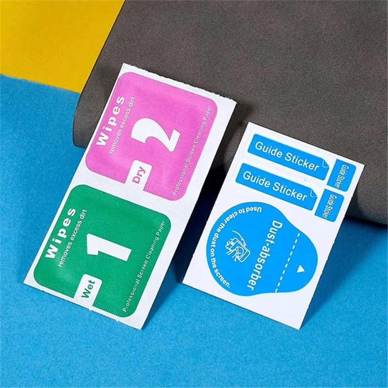 RURIHAI Para iPhone 15 Pro / 15 Pro Max Protector de lente de cámara Vidrio templado con brillo Película de lente de cámara - Azul