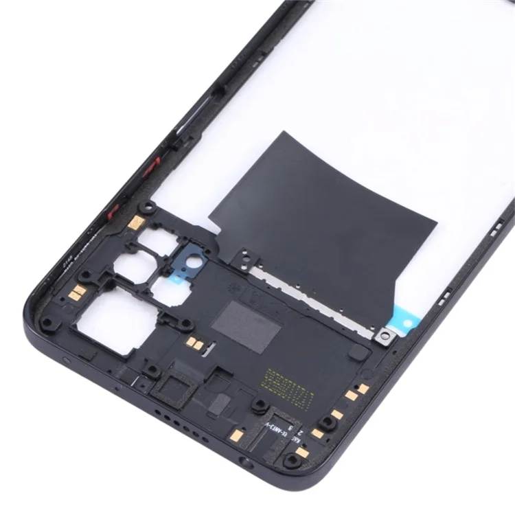 For Xiaomi Poco X4 Pro 5G / Note 11E Pro 5G Middle Housing Plate Frame Replacement Part (without Logo) - Black